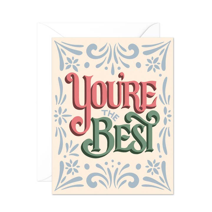 You're the Best Love & Friendship Card for wholesale by By Amanda Fitz