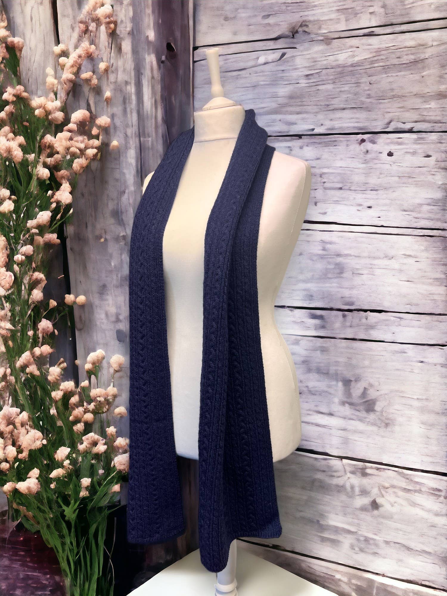 Jess & Lou - Wholesale Scarf - Women's - Cable Knit Scarf1