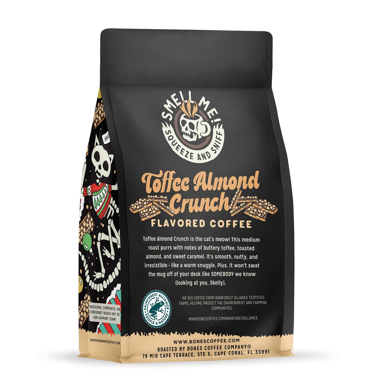 Bones Coffee Company - Wholesale Coffee Beans - Toffee Almond Christmas Coffee | 12oz |  Whole Bean & Ground6