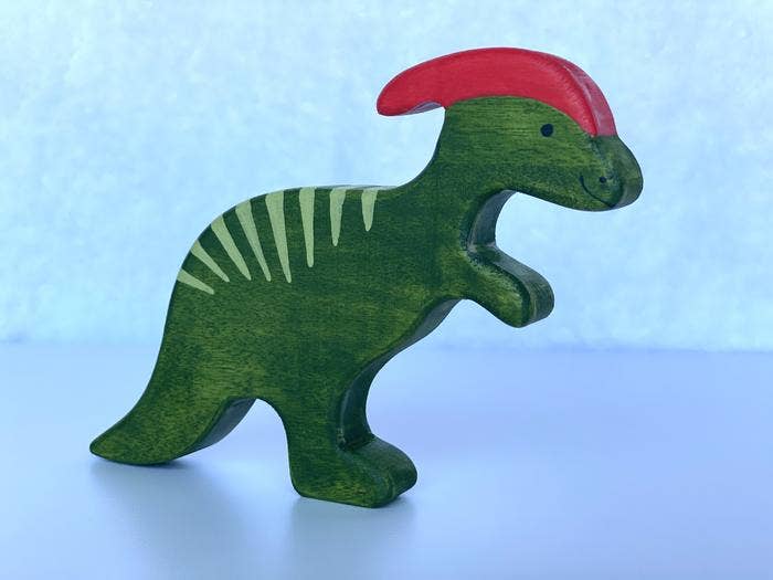 PoppyBabyCo – Brinquedo de madeira - Crianças por atacado – Conjunto de 7 figuras de dinossauro de madeira7