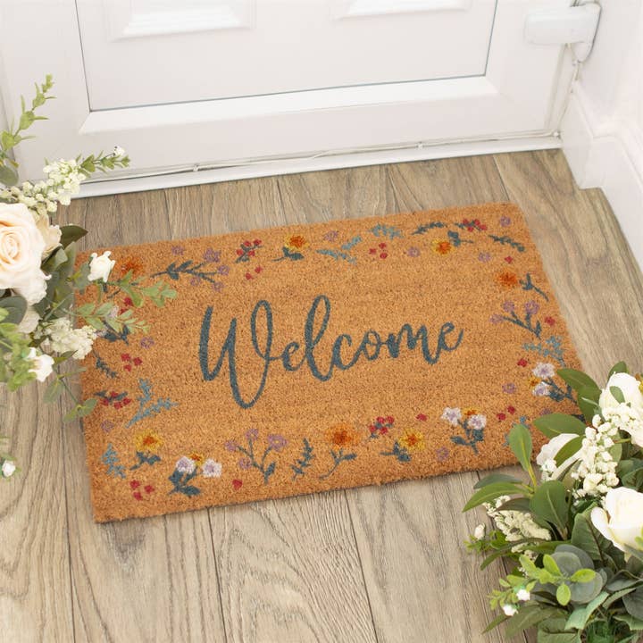 Pacific Trading - Wholesale Door Mat - Welcome Floral Doormat Home Decor3