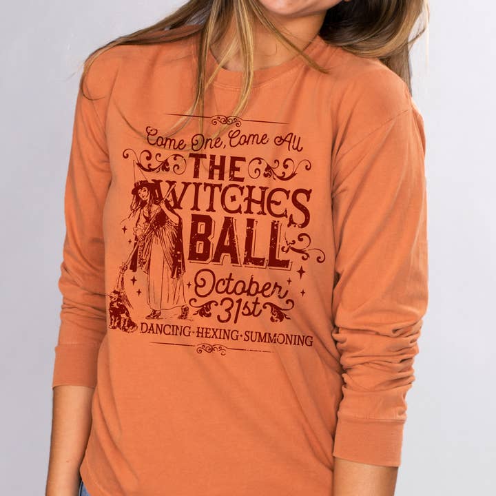 Witches Ball Long Sleeve Shirt for wholesale by femfetti