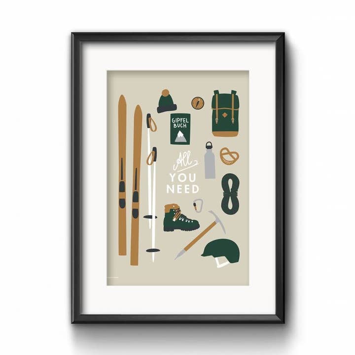 Art Print All you need for wholesale by Roadtyping