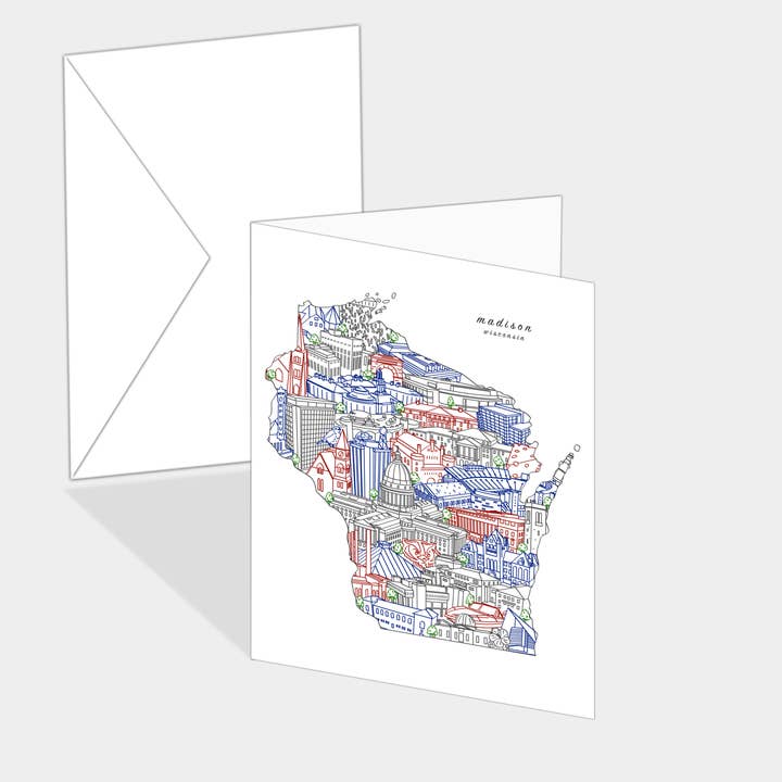 Townsville Art – Engroshandel Hverdagshilsen kort – Madison Wisconsin lykønskningskort