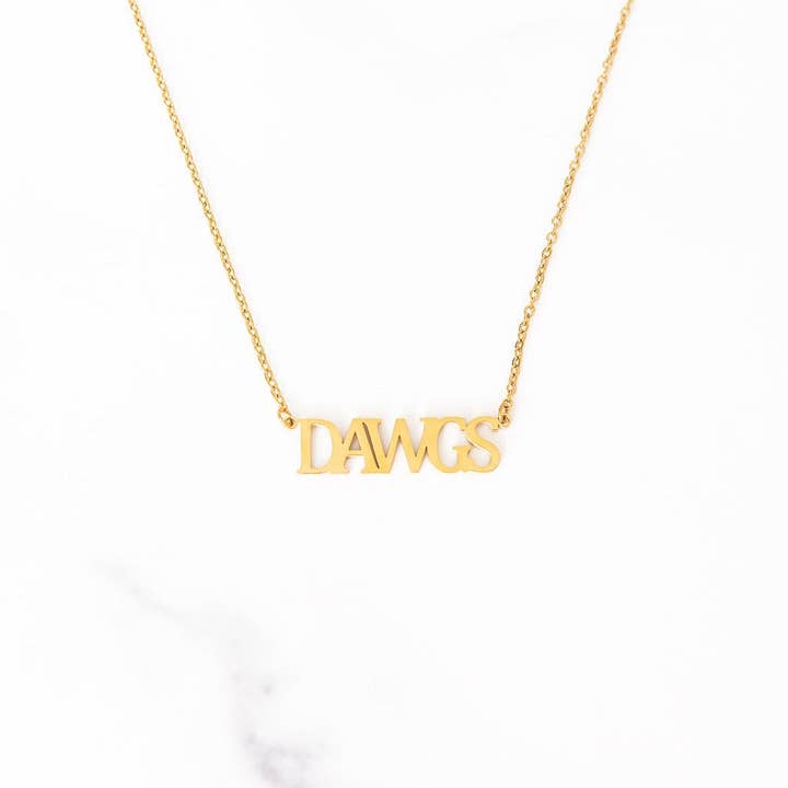 Georgia Collegiate namnskylthalsband för wholesale av Golden Thread