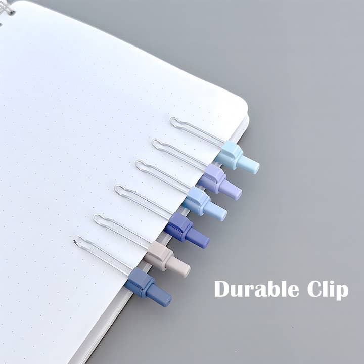 Wrapables.com - Wholesale Pen - Wrapables Retractable Black Ink Gel Pens, 0.5mm (Set of 6)14