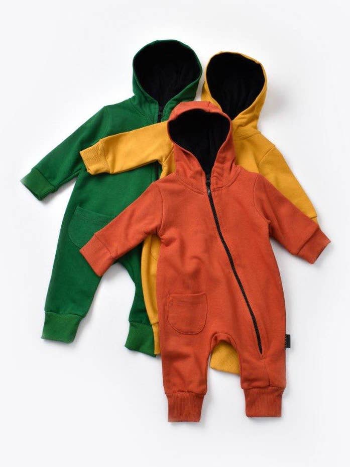 BABY HOODED JUMPSUIT / FALL & WINTER for wholesale by TwoMamas