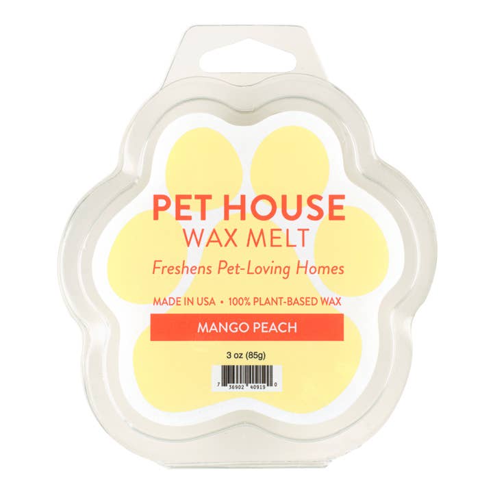 Mango Peach Wax Melt 3 oz for wholesale by Pet House by One Fur All