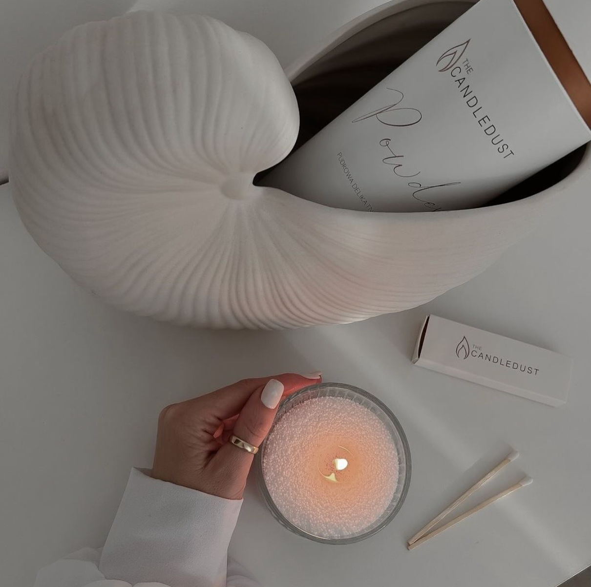 The Candledust - Wholesale Craft Supplies - Powder  Unscented Candle Sand candle 650g + 17 wicks2