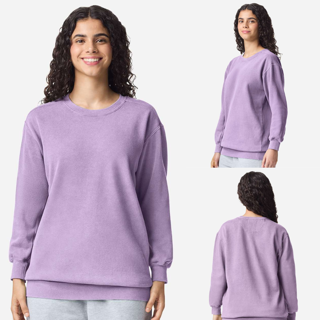 MYES BULK APPAREL - Wholesale Sweatshirt - Unisex - Comfort Colors Ring-Spun Cotton Blank Sweatshirt3