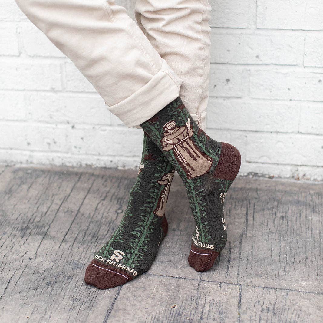 Sock Religious - Wholesale Socks - Unisex - St. Francis of Assisi Adult Socks2