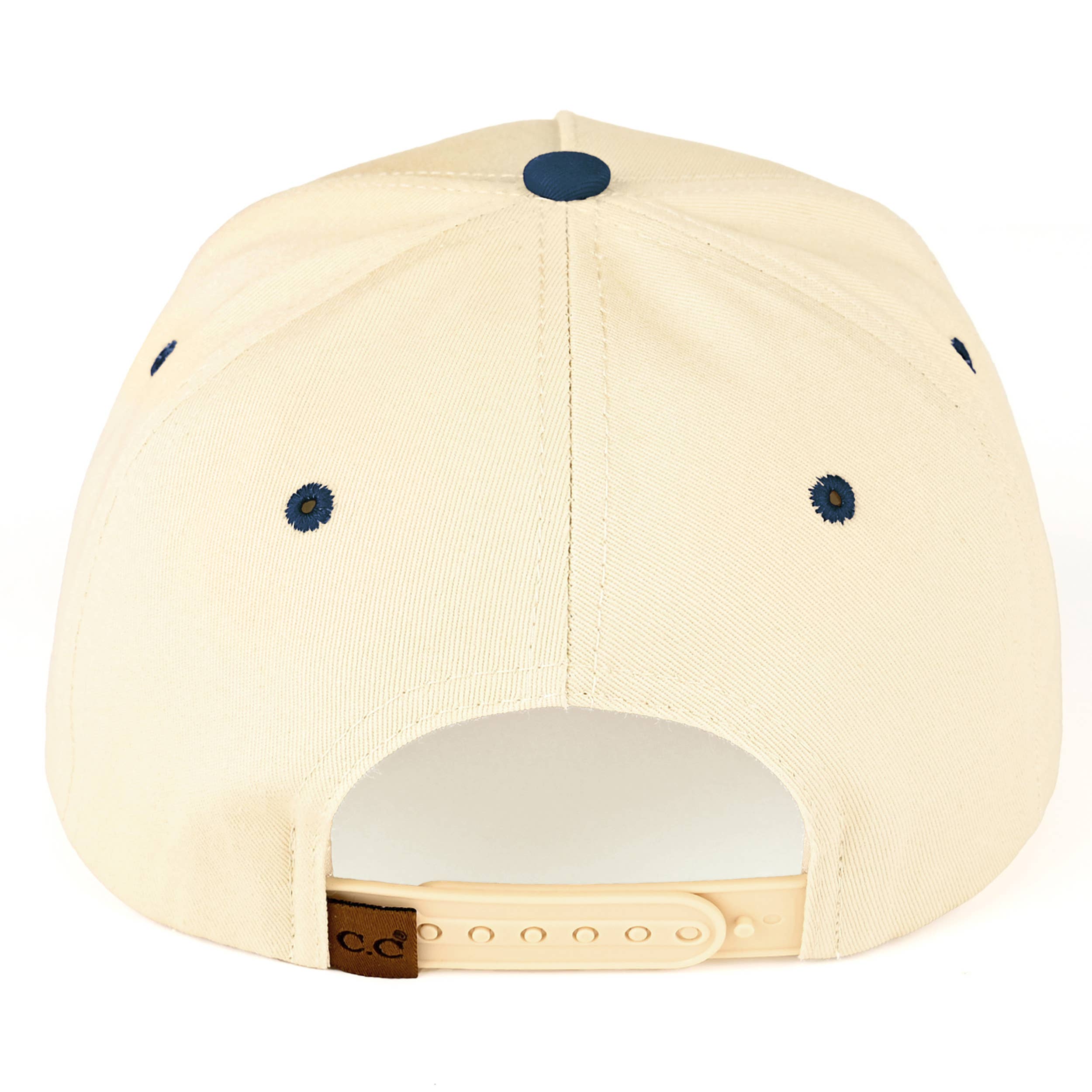 Hana – Engroshandel Trucker hat - Dame – C.C Two Tone med Retro Stribe Bomuld Trucker Kasket15