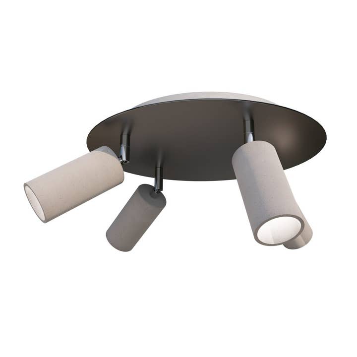 Plafonnier Betoniq « Donoma » 4 flammes pour la vente par TIVENDIS