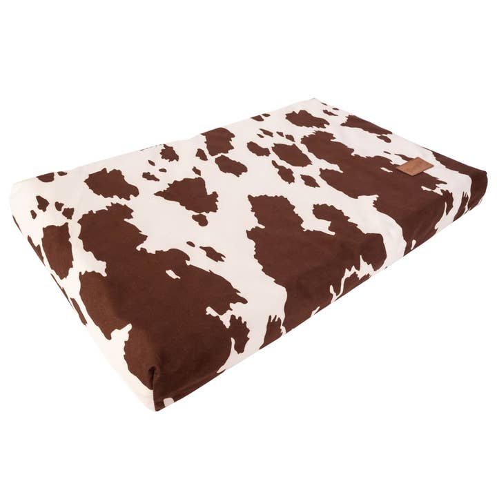 Lexington Pet & Wrangler Pet - Wholesale Pet Crate Pad - Dog - Wrangler Reversible Crate Mat Cow Print