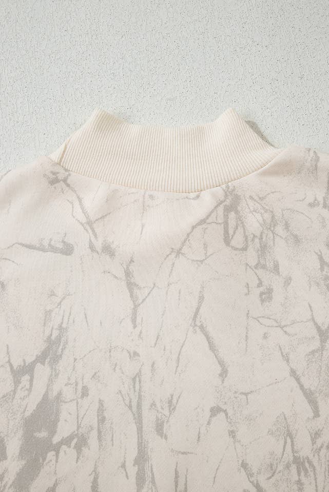 fashionworks - Wholesale Sweatshirt - Women's - Fashion-W Camo Mock Neck Baggy Sweatshirt7