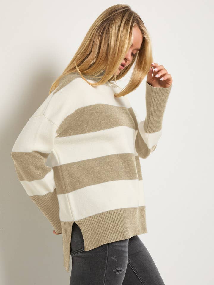 Seventy Eight and Sunny (SEAS) - Wholesale Knit Sweater - Women's - Port Sweater