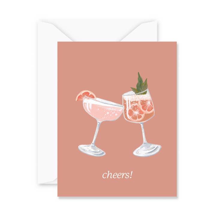 Natasha Vanderburg Co. - Wholesale Everyday Greeting Card - Cocktail Cheers Card
