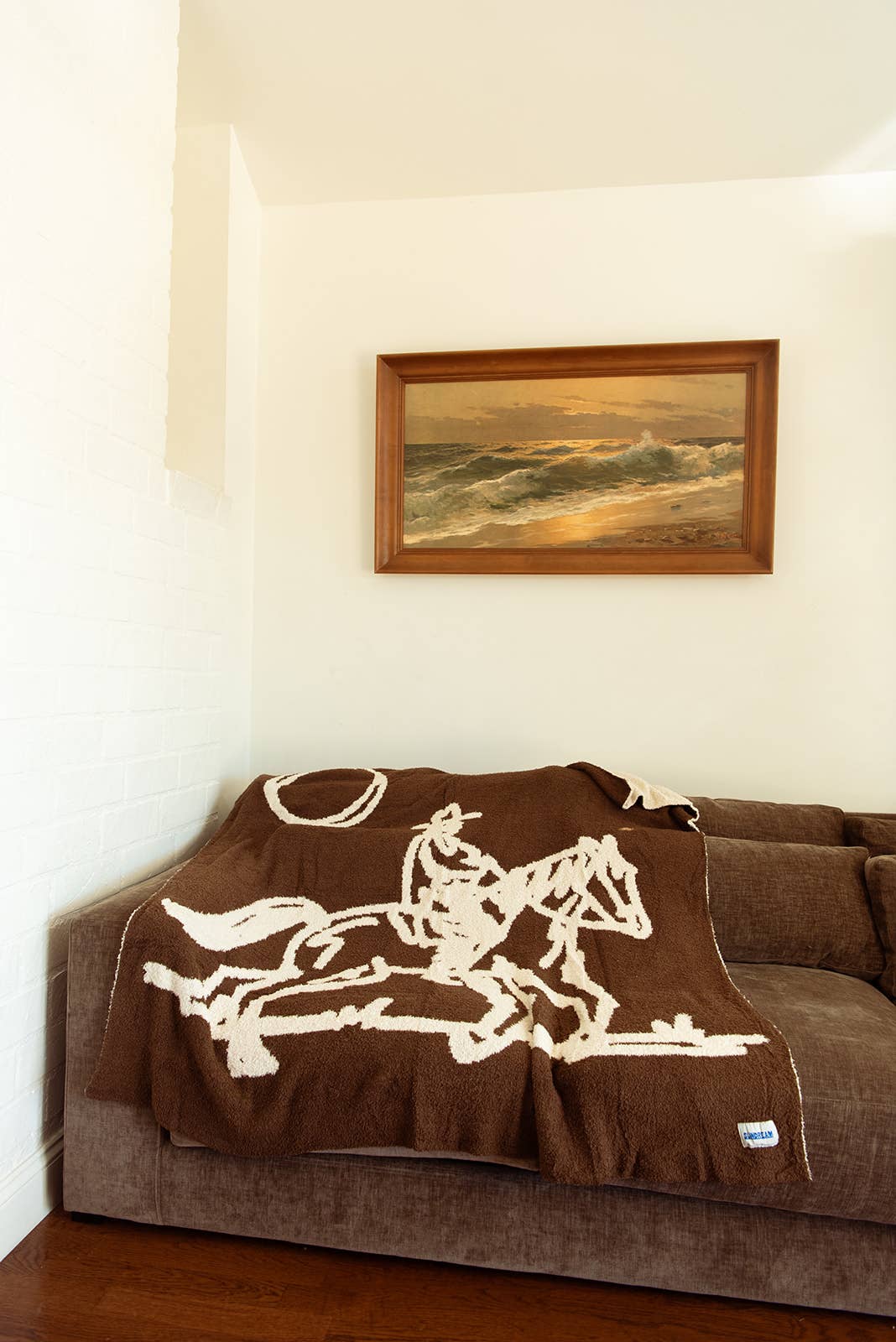 Sundream - Wholesale Throw Blanket - Drifter Plush Throw - Leather Brown3