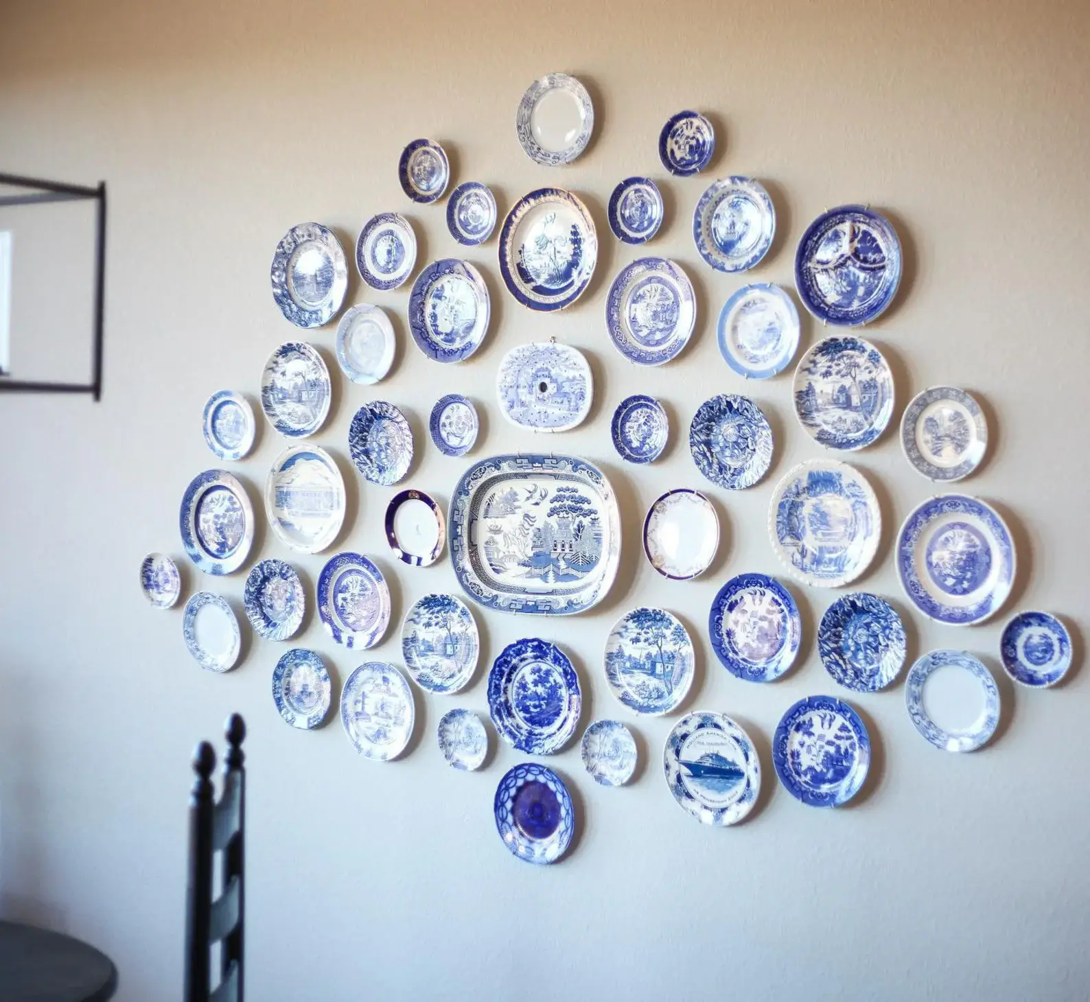 All Little Cute Things - Wholesale Salad Plate - Mismatched Blue and White Plates Salad Side, Restaurant9