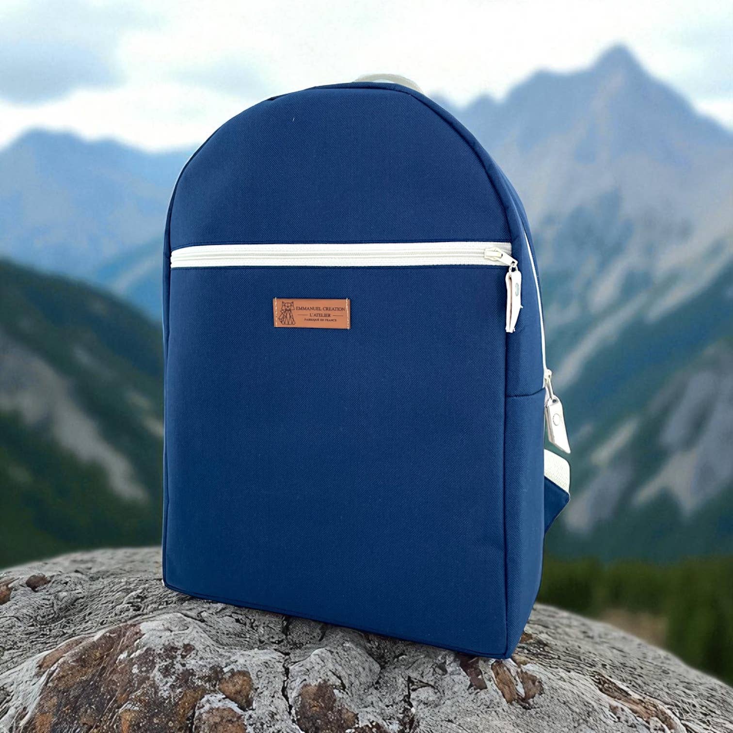 Emmanuel Création - Wholesale Cooler/Cooler Bag - Insulated backpack, "Brooklyn" navy