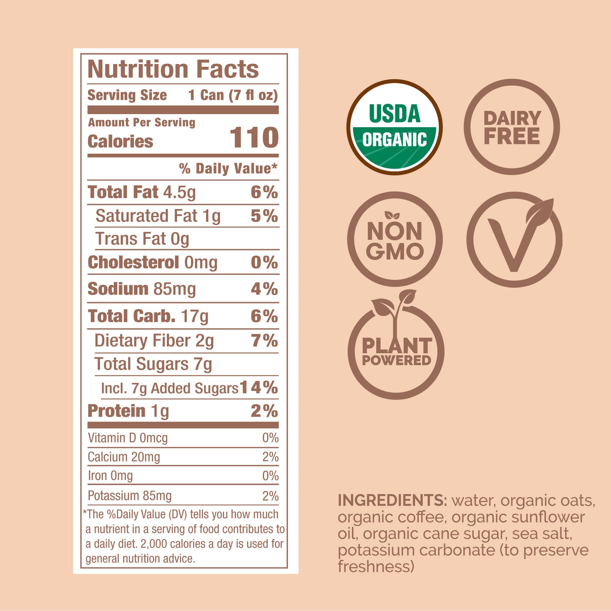 Oasis Snacks - Wholesale IJskoffie / koude drank - RISE Brewing Co. Cold Brew koffie, 7 oz10