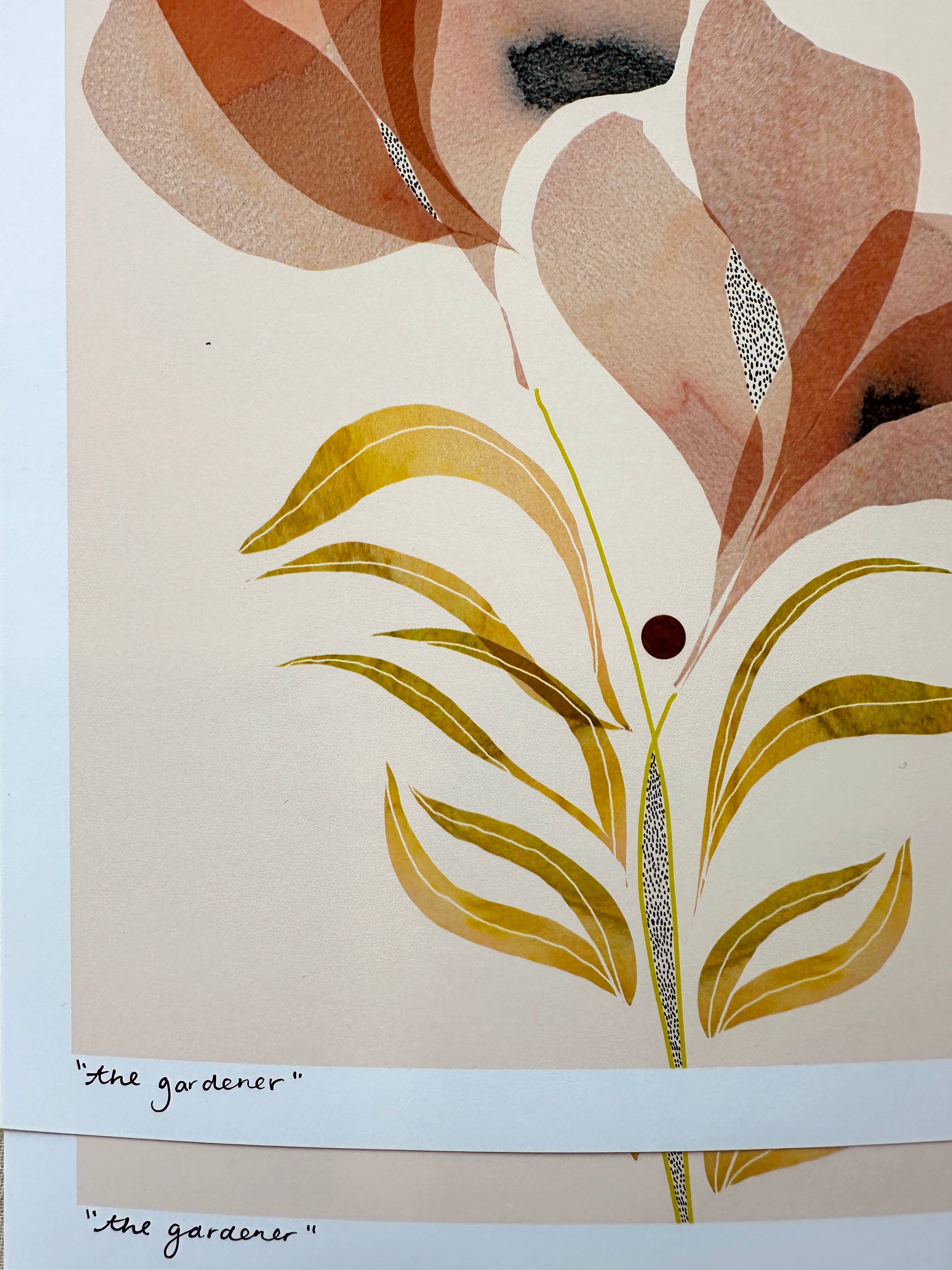 Courtney Griffin Art - Wholesale Art Print - "the gardener" fine art print2