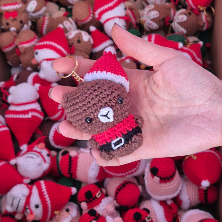 despinacrafting - Wholesale Keychain - Women's - Handmade Christmas Keychains β Crochet Holiday Collection7