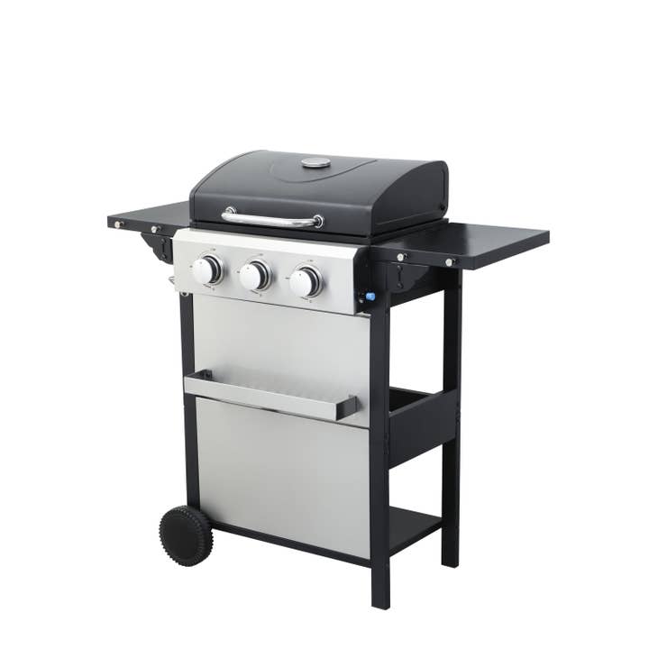 39F Inc. - Wholesale Outdoor Grill Tools - 3-Burner Propane Gas BBQ Grill – 25650BTU, Stainless Steel6