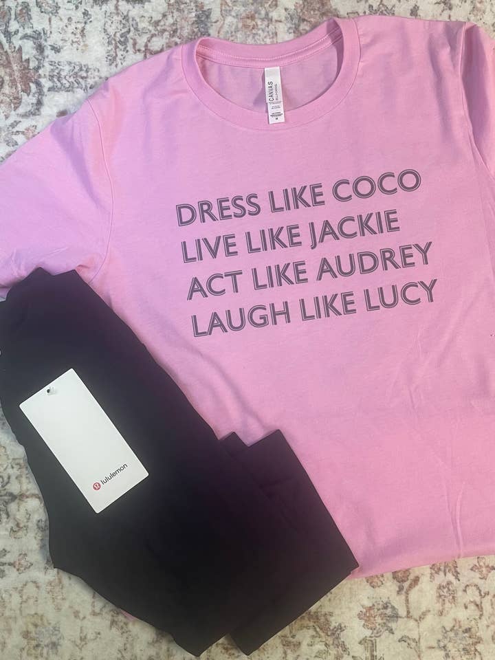 Dress like Coco Graphic T-shirt for wholesale by Sweet Southern Wholesale