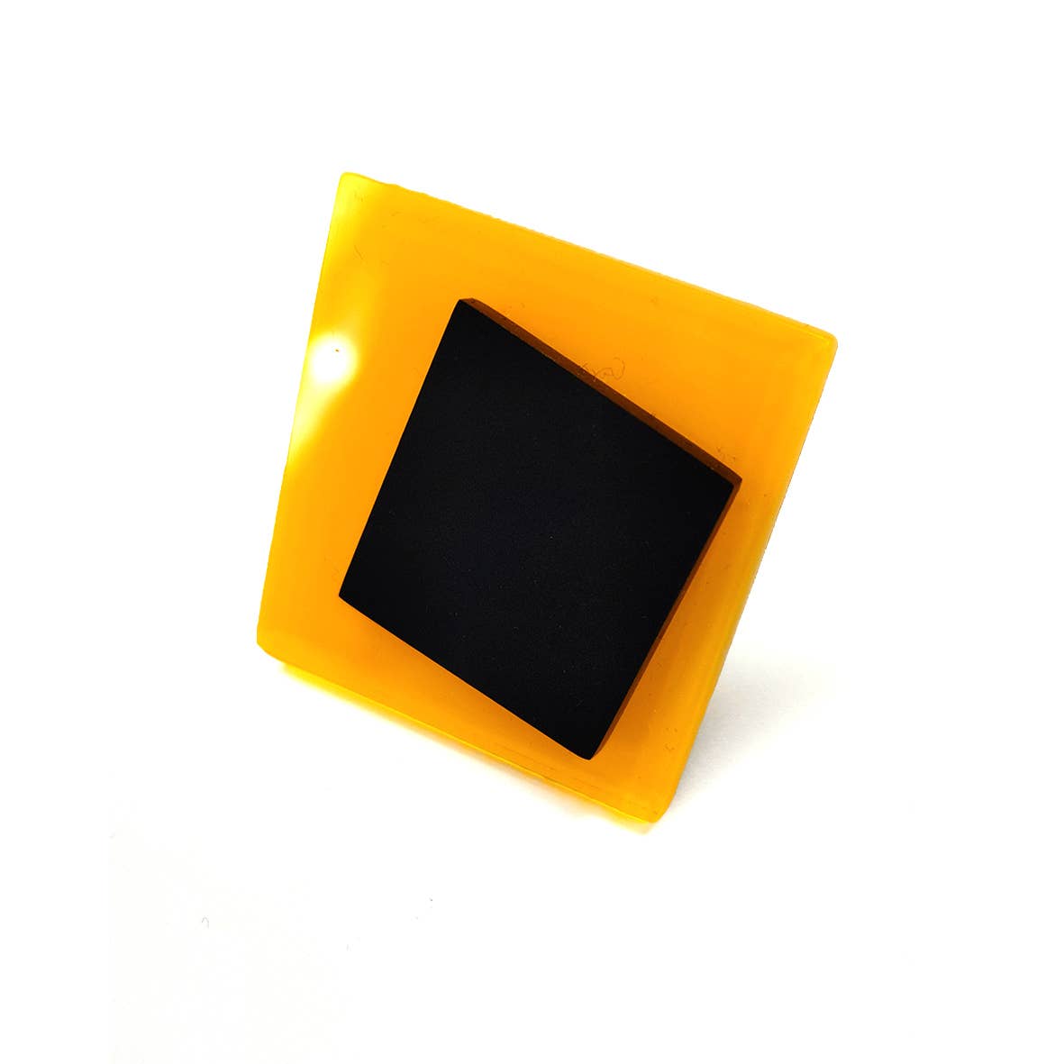 ALEX+SVET - Wholesale Cocktail/Statement Ring - BARRY LG statement acrylic ring LUSH GLOW line7