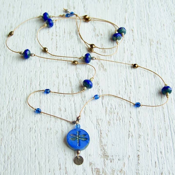 Jo Bird Jewelry - Wholesale Pendant/Charm Necklace - Dragonfly Necklace