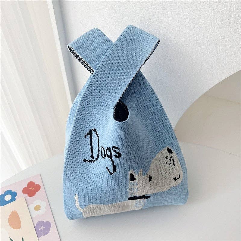 UZ Wholesale Store - Wholesale Tote Bag - Women's - Cartoon Animal Patterns Contrast Color Women Bags Woven Handbag5