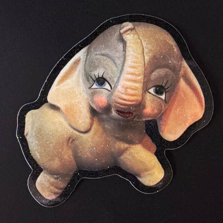 Baby Elephant Glitter Sticker pour la vente par Aimee Miller Art