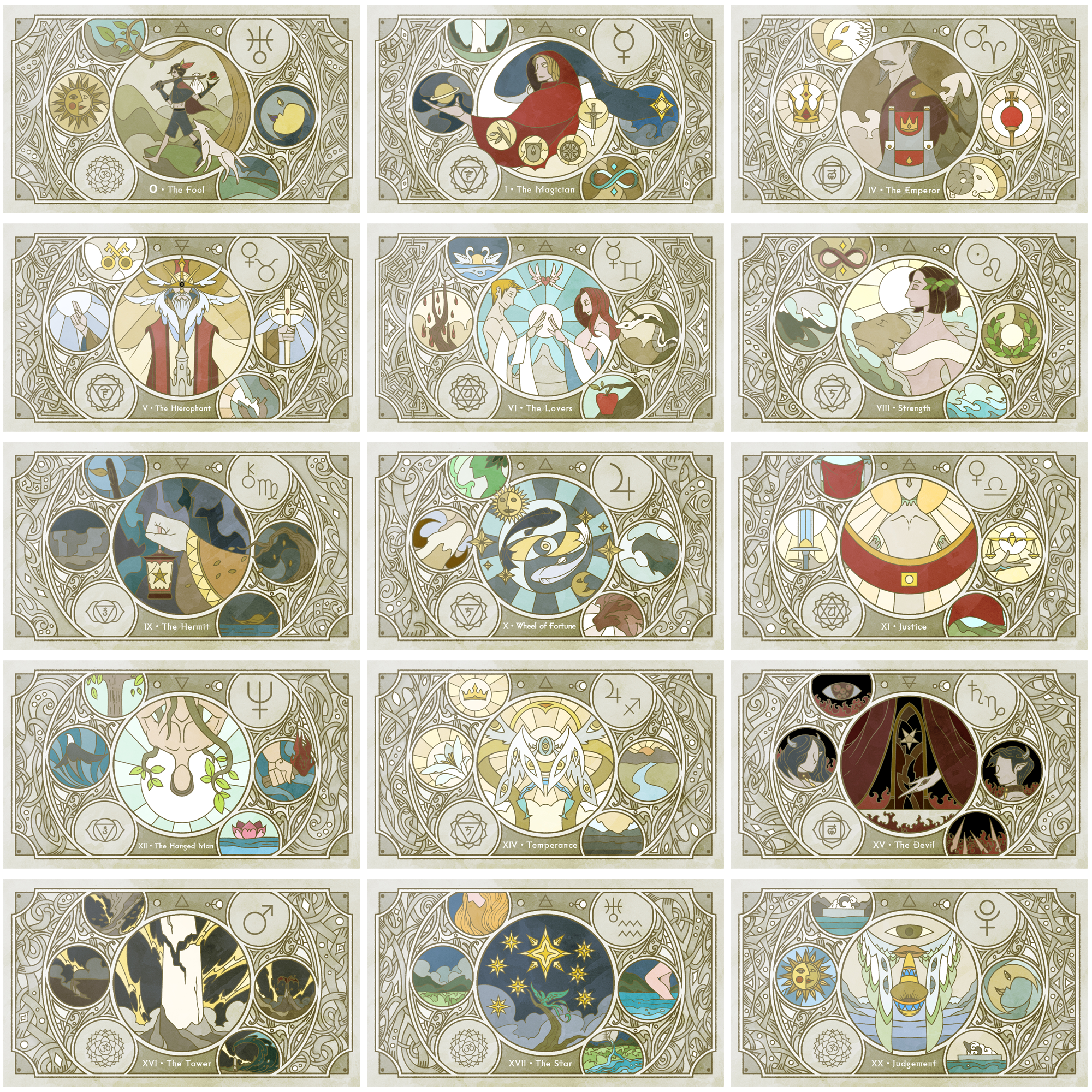 Vermilion Collection - Wholesale Tarot Cards - Sambucus Tarot 2nd Edition4