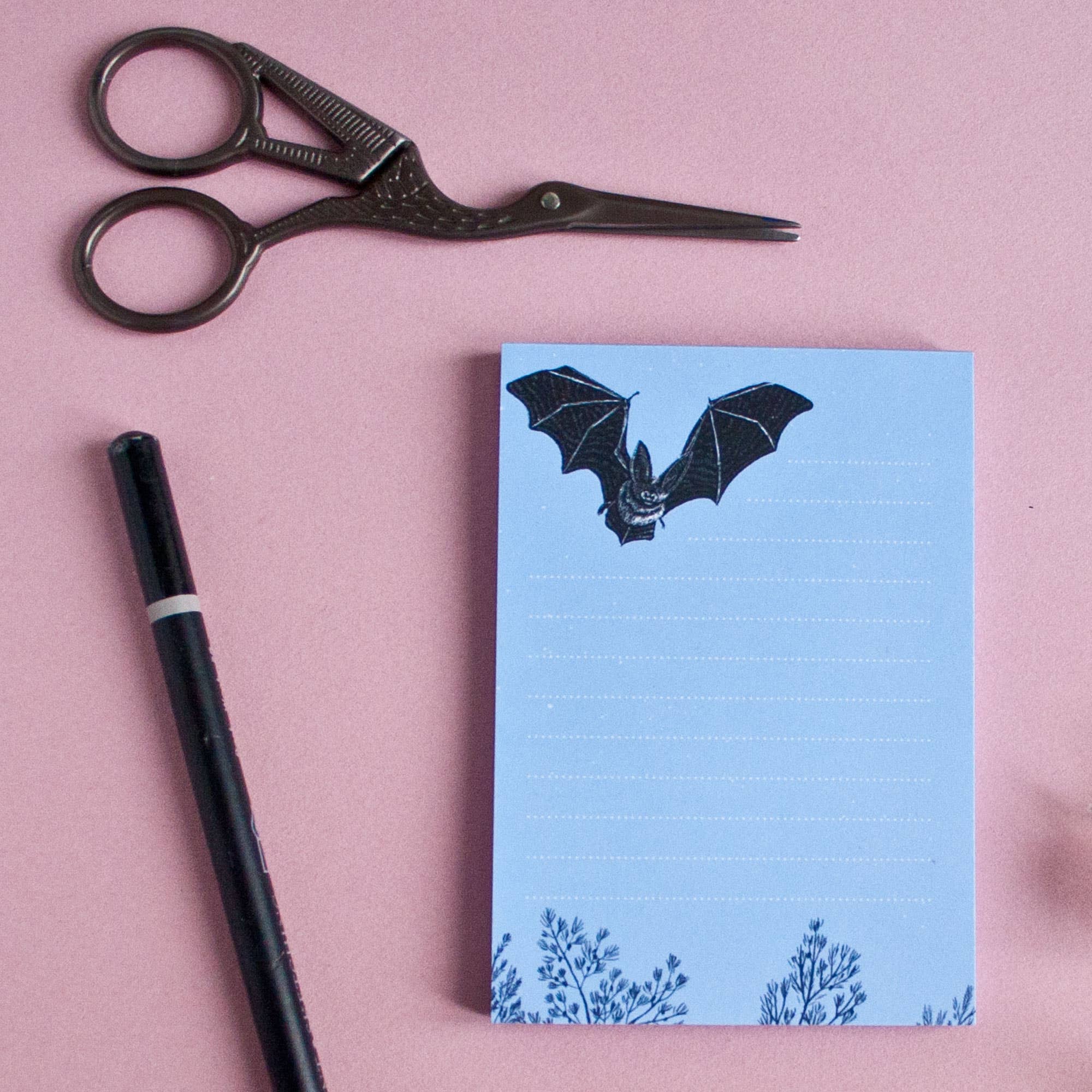 Katja Rub - Venta al por mayor Libretas - Bloc de notas A7 con murciélago2