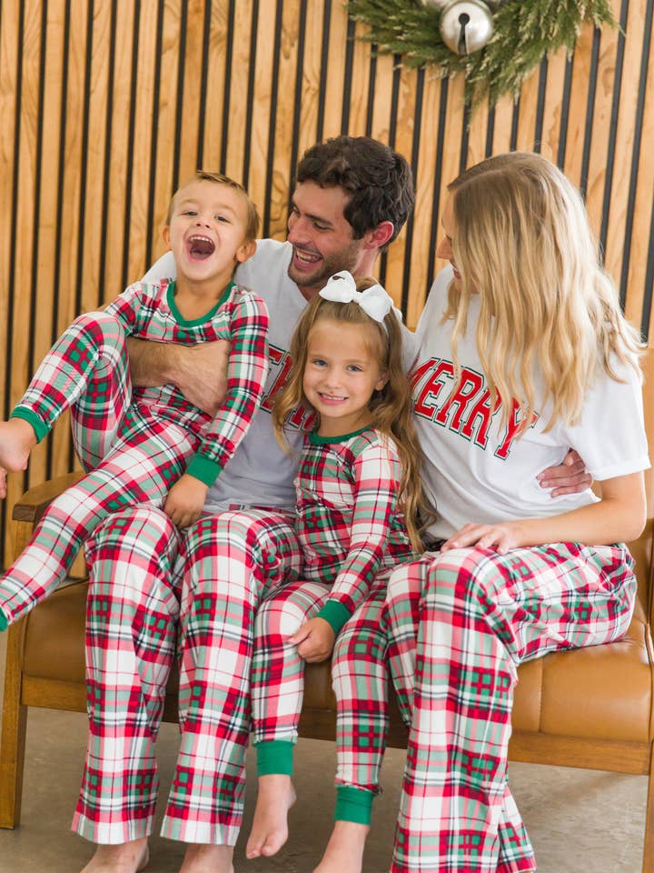 Hvid SoftSnooze™ Voksen Bomuld Modal Dashing Dreams Ternet Pyjamasbukser for engroshandel på Faire3