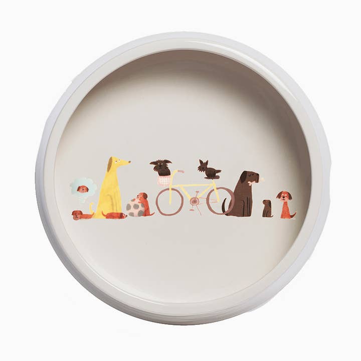 Fenella Smith London – wholesale Pet bowl – Cat/dog – Bicycle Dog Tales Dog Bowl0