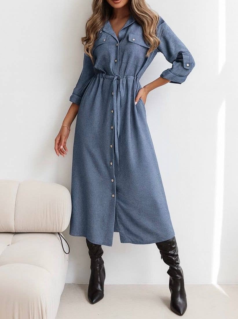 ESTEE BROWN - Venta al por mayor Vestido - Mujer - Vestido camisero largo - 26274