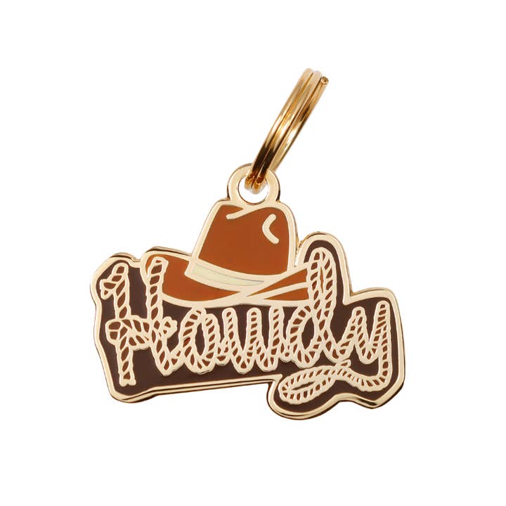 Two Tails Pet Company – wholesale Halsbandsbricka - Hund – Howdy Pet ID-bricka