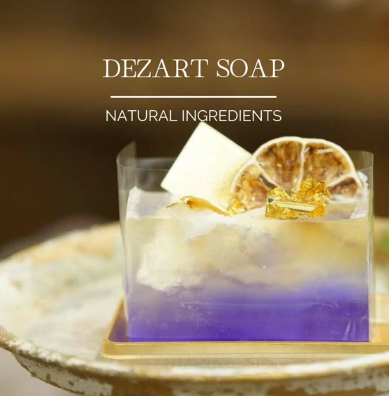 「FUNJI」In Japan – wholesale Bar Soap – Dessert Soap Airy Green – Handmade Japanese Soap7