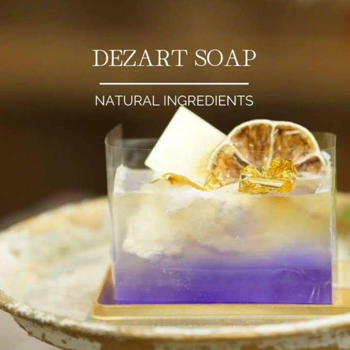 「FUNJI」In Japan - Wholesale Bar Soap - Dessert Soap Airy Green – Handmade Japanese Soap7