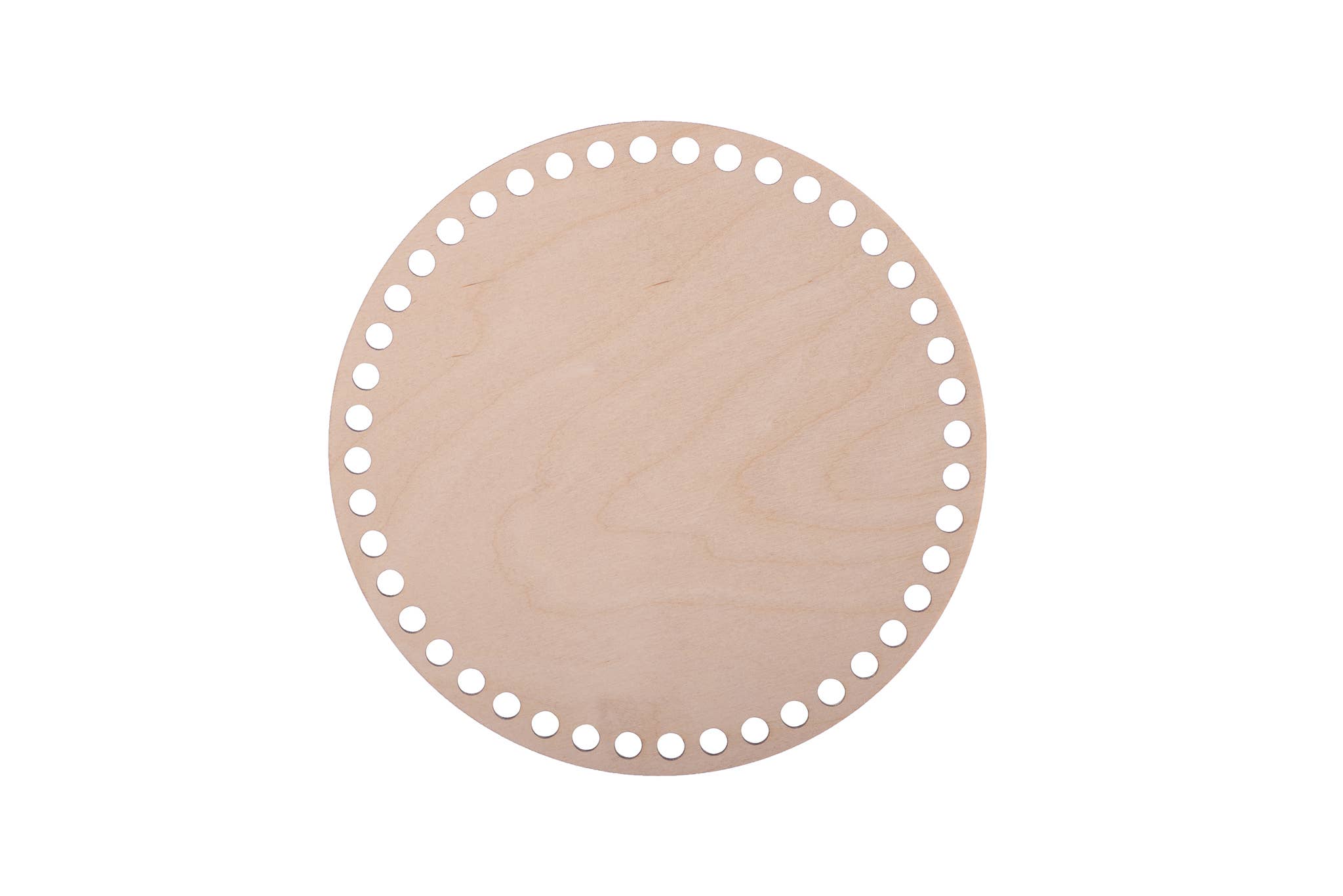 YourHobbyTools – wholesale Knitting/Crochet Supplies – ROUND wooden crochet basket bases with 8mm holes.4