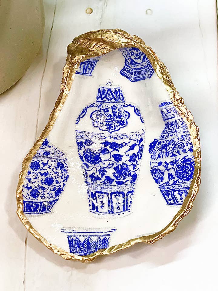 Prato de bugiganga de ostra de frasco por atacado de Alison Brooke Designs