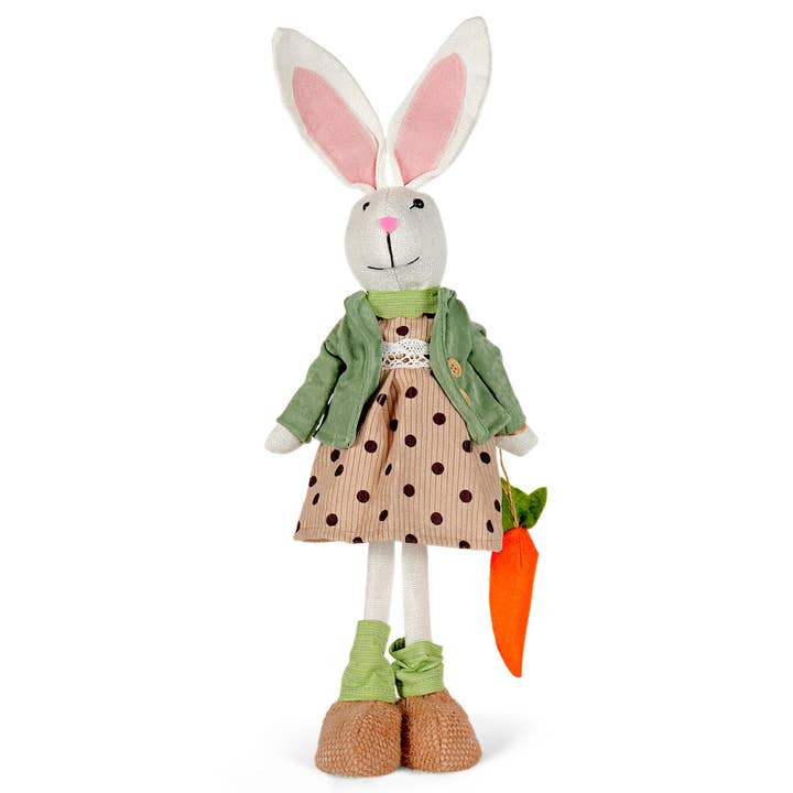 18.5" Marigold the Bunny Fabric Easter Decoration for wholesale by Clever Monsters
