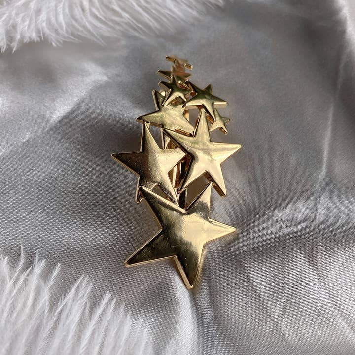 LadyJuneAccessories – wholesale Hair clip – Women’s – Gold Star Hair Clip,Hair Accessories,Barrette,Gift.Bride4
