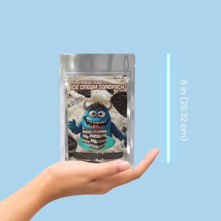 Sweet Faze LLC - Wholesale Boiled sweets - Freeze Dried Ice Cream Sandwich| Cookies N Cream - Wholesale1