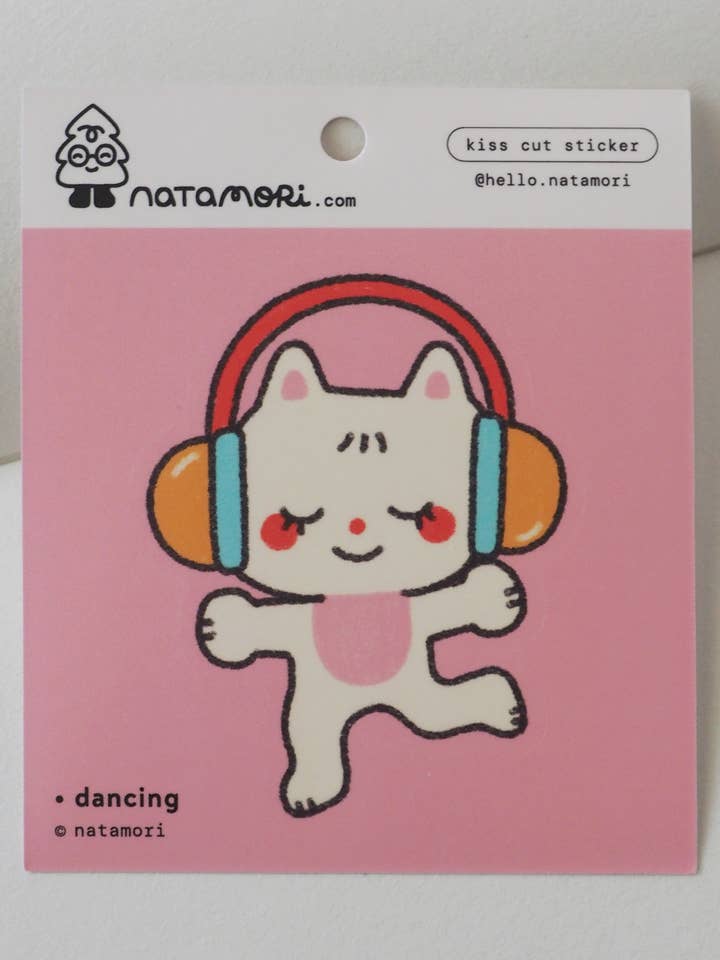 Danse • Autocollant en vinyle prédécoupé individuel pour la vente par natamori