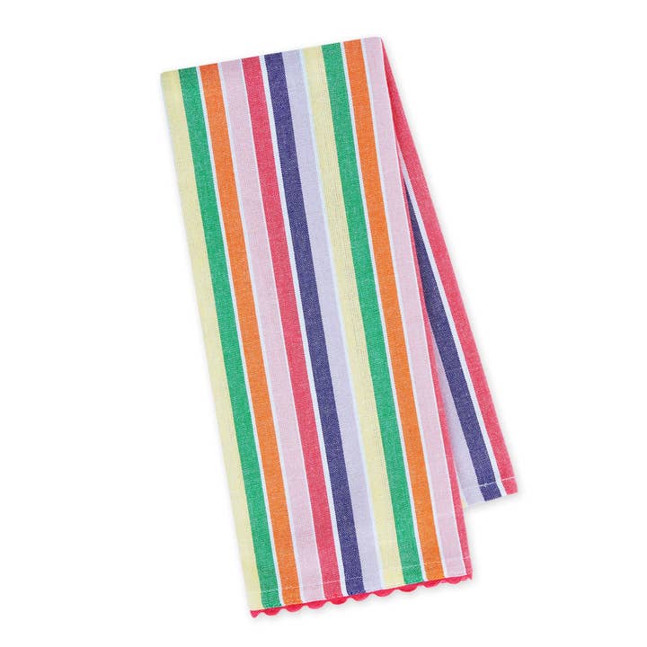 Celebrate Stripe Dishtowel for wholesale by Design Imports