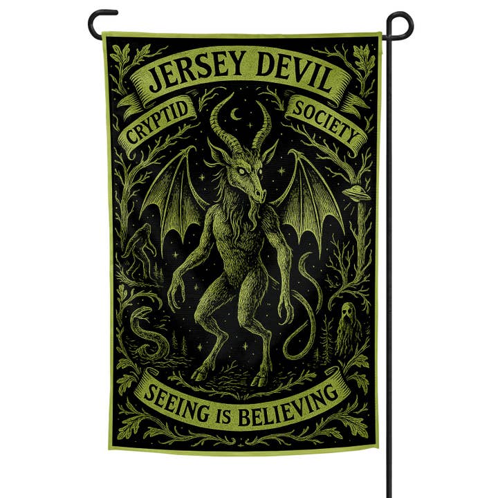 Jersey Devil Kryptidforeningens Haveflag for engroshandel hos Shady Front