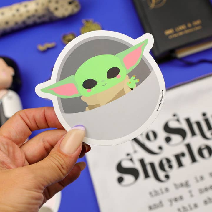 Studio Inktvis - Wholesale Sticker - Sticker Baby Yoda Grogu Star Wars